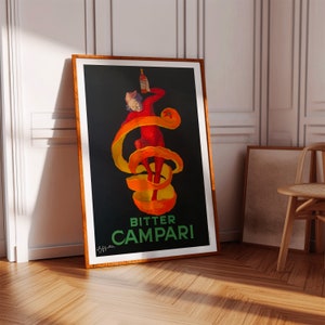 Cartel vintage Bitter Campari - Ilustración Leonetto Cappiello (1875-1942)