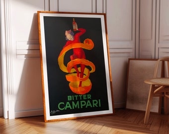Bitter Campari vintage poster - Illustration Leonetto Cappiello (1875-1942)