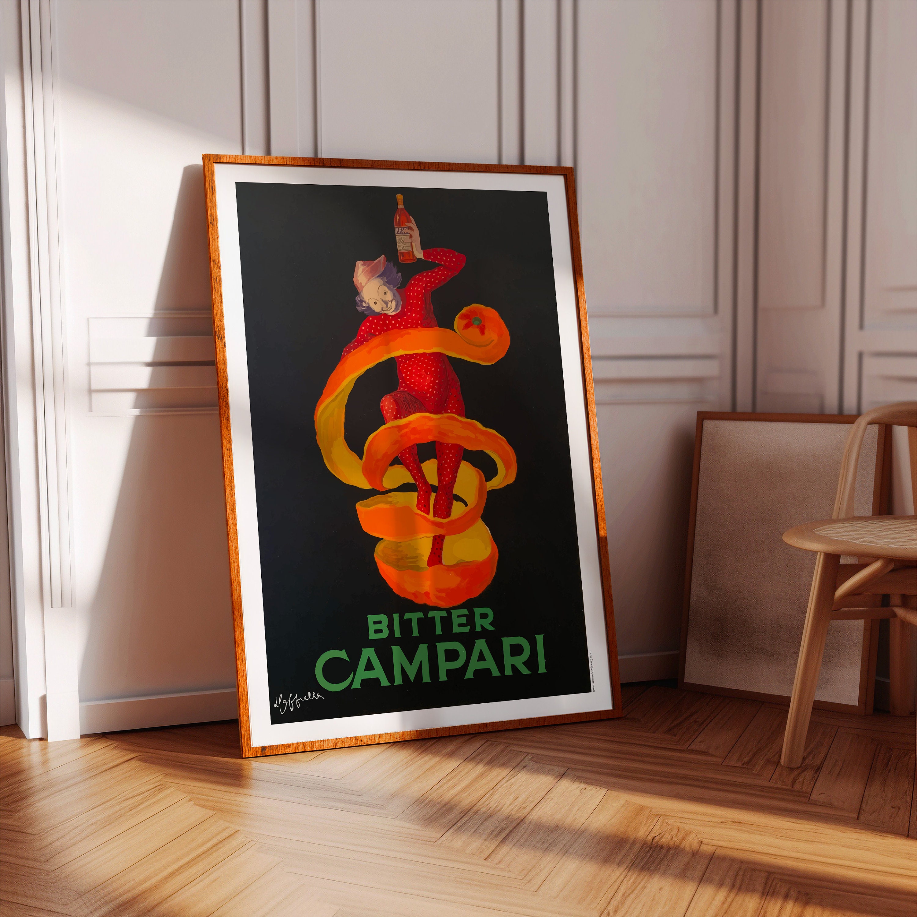 Bitter Campari vintage poster - Illustration Leonetto Cappiello (1875-1942)