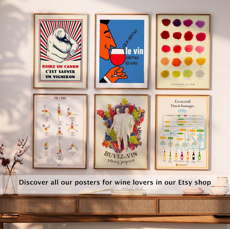 Wine & Cheese Pairings | Poster | Decorative Idea for Wine Lovers - Etsy