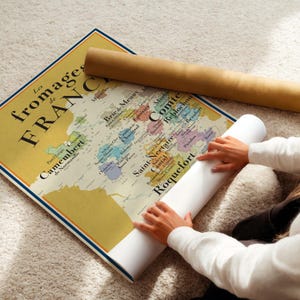 Carte des Fromages de France - Idée cadeau pour gourmands image 5