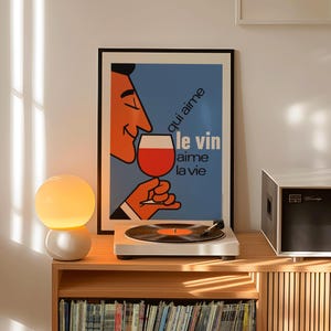 Boire un canon c&#39;est sauver un vigneron - poster vintage