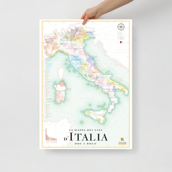 Mappa dei vini d'Italia