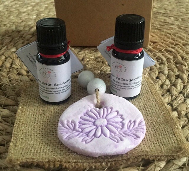 Coffret Détente Huiles Essentielles Lavande et Sauge Officinales