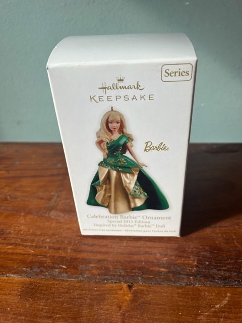 2011 Hallmark Keepsake Barbie Ornament Celebration Barbie 12th