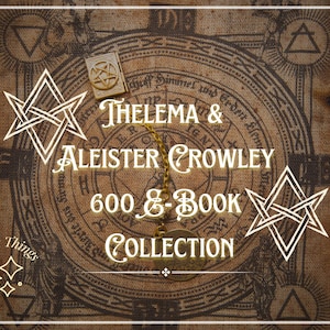 Aleister Crowley E-book Collection: Thelema Occult Library (Digital Download)