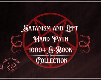 Colección de libros electrónicos sobre satanismo y el Camino de la Mano Izquierda: Más de 1000 textos ocultistas (descarga en PDF)