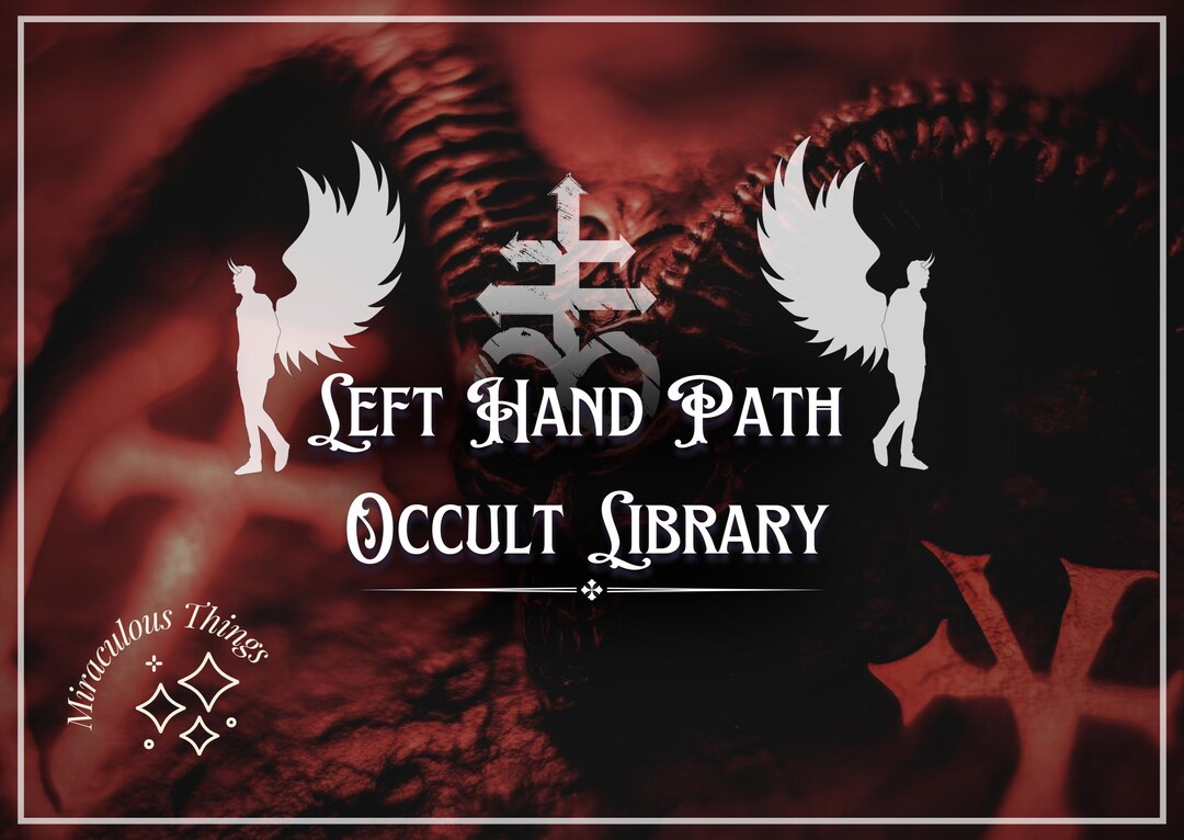 Left Hand Path Occult Archive Collection - Digital Library - Pdfs - Etsy