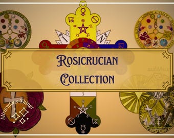 Roscrucian E-Book Collection | Occult Esoteric Library - RoseCrux - Digital Library - Instant Download