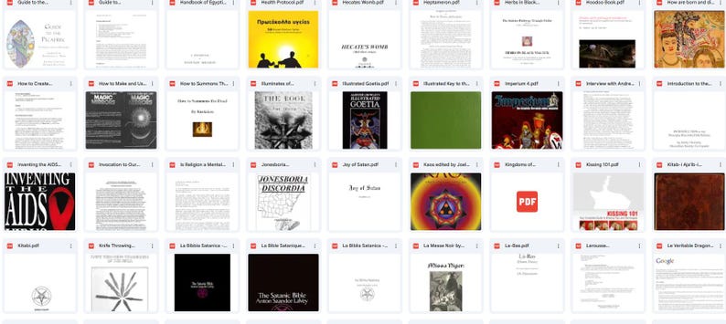 May include: A collection of various PDF documents, each with a unique cover design. The documents cover a range of topics, including historical texts, illustrations, and guides. The covers feature diverse color palettes and graphic styles.