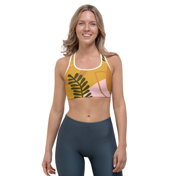 Sports bra | Exercise bra | Fun Sports Bra | Spring Sports Bra | Yoga Bra