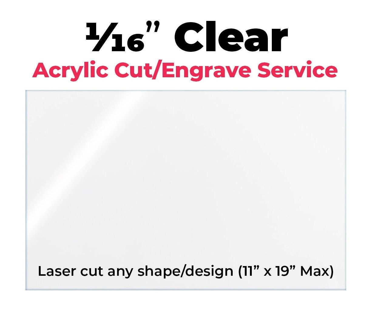 2/3/4mm Clear Acrylic Sheet Perspex Plexiglass Plastic Cut Panel