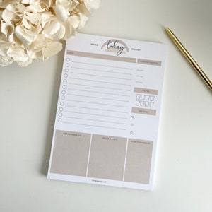 Notepad | Planner | To Do List | Daily Planner | Desk Planner | Productivity Planner