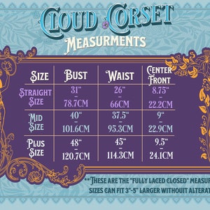 Cloud Corset Sewing Pattern Pack - Straight, Mid, and Plus Sizes ...