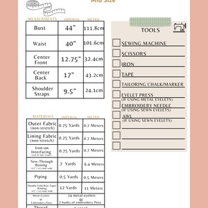 All Size Pattern Ruby Stays All Sizes Pattern Pack | Digital Download Sewing Pattern ...