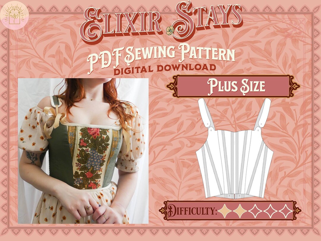 9 Unique Edwardian Corset Patterns 1900-1910 Digital E Pattern Printable  PDF Pack One From Corset Cutting and Making: -  Canada