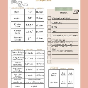 Fern Stays Sewing Pattern Pack - Straight, Mid, and Plus Size | Digital ...