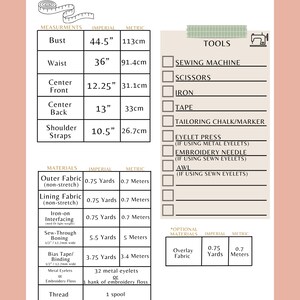 Nightshade Stays Pattern Pack - Straight, Mid, and Plus Sizes | Digital ...