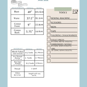 Cloud Corset Sewing Pattern Pack - Straight, Mid, and Plus Sizes ...