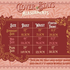 Clover Stays Pattern - Straight Size | Digital Download Sewing Pattern ...
