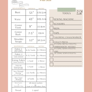 Elixir Stays Pattern - Plus Size | Digital Download Sewing Pattern ...