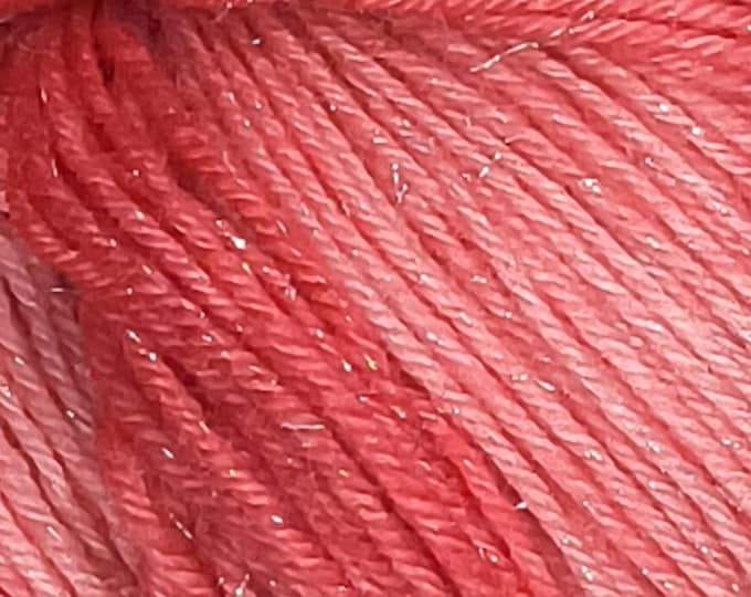 Hand Dyed Sparkle Yarn - Love Shine - Merino Nylon Stellina Sock Yarn