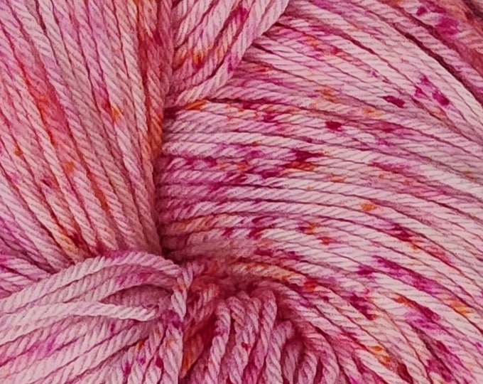 Hand Dyed Yarn - Summer Speckle - Merino Cashmere Blend Sock Weight Yarn