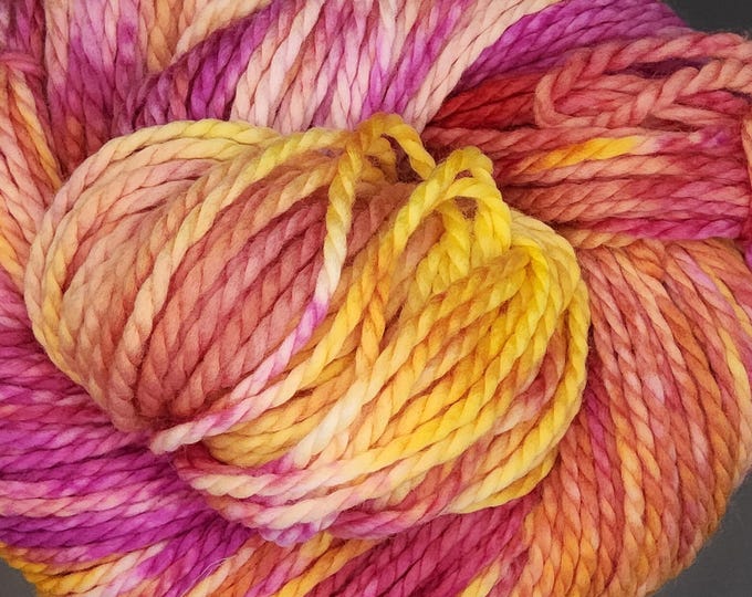Hand Dyed Yarn - Citrus Sunrise
