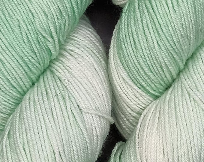 Hand Dyed Yarn - Fresh - Superwash Merino Nylon Sock Weight Yarn