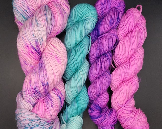 Hand Dyed Yarn - Mystery Box 160 - Yak Blend