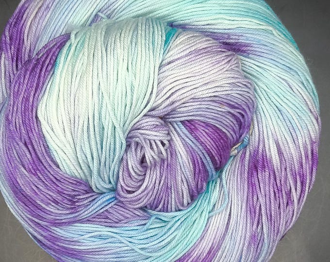 Hand Dyed Yarn - Disco Dream - Superwash Merino Nylon Sock Weight Yarn