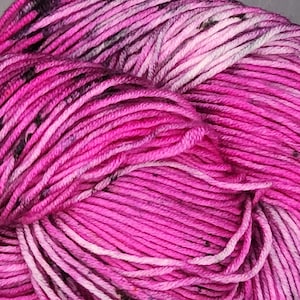 Hand Dyed Yarn - Pop Princess - Superwash Merino DK Yarn