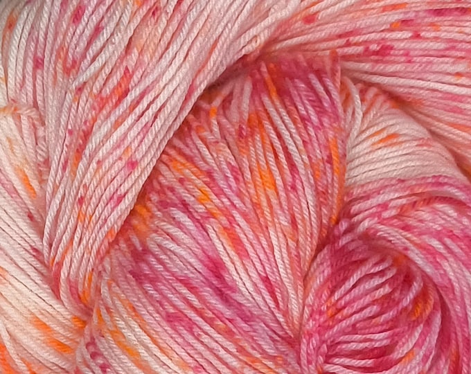 Hand Dyed Yarn - Cut Fruits - Superwash Merino Nylon Sock Weight Yarn