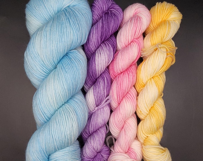 Hand Dyed Yarn - Mystery Box 160 - Superwash Sock