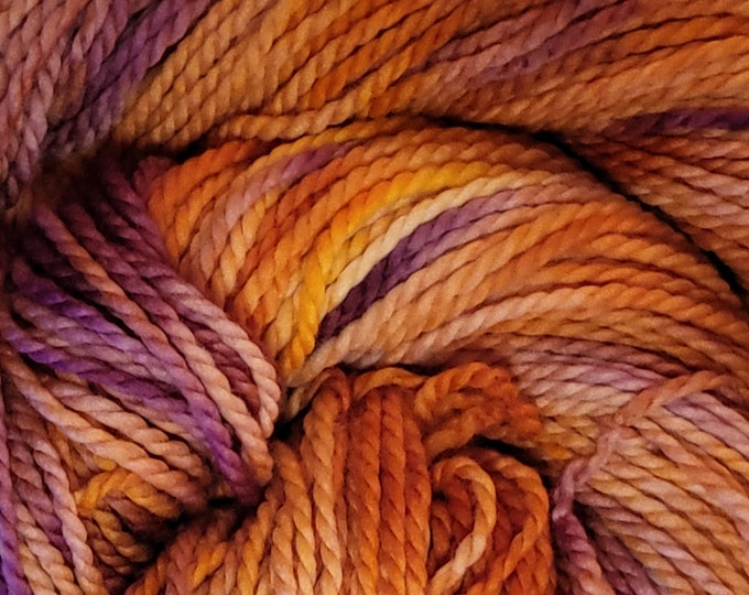 Hand Dyed Yarn - That Fall Feeling - Bulky Weight 100% Superwash Merino Yarn