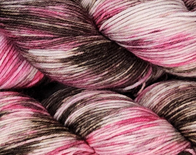 Hand Dyed Yarn - Pop - Merino Yak Blend Sock Weight Yarn