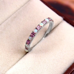 Happy Merry Christmas day Opal & Alexandrite Ring, love ring Promises ring purpose Ring, Silver Ring. mom gift ring and gift woman ring