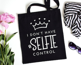 I Don't Have #Selfie Control ~ svg, png, pdf, dxf ~ For print on bags, t-shirts, wall art, greeting cards, towels, mugs ~ Instant Download