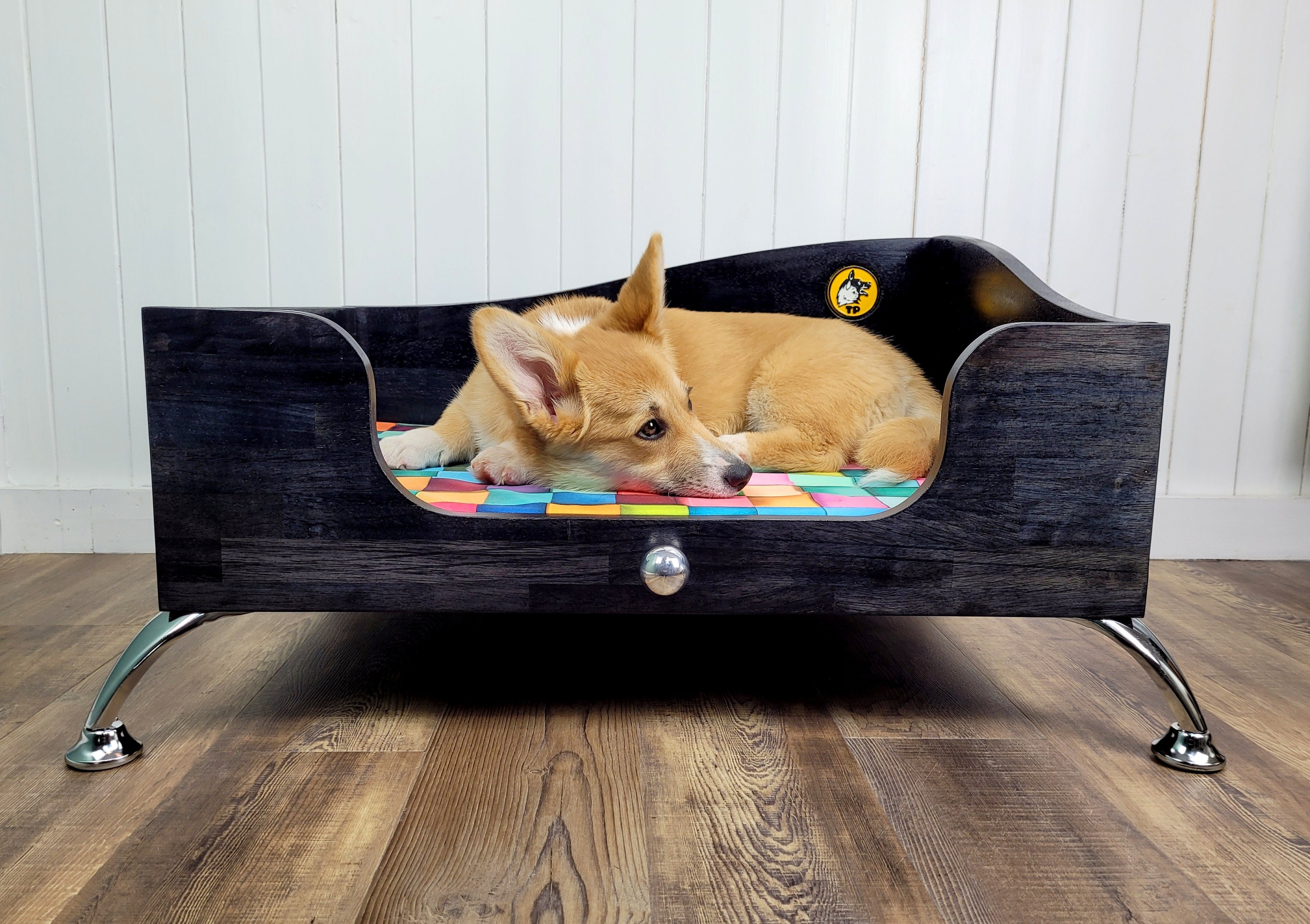 Toutounier Espion avec Coussin 3D | Panier Pour Chien de Luxe/Original Chic