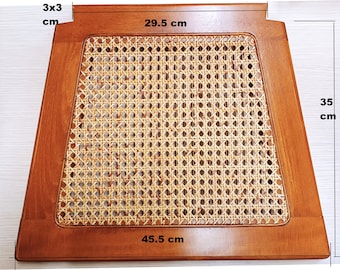 Assise en bois massif et paille de Vienne