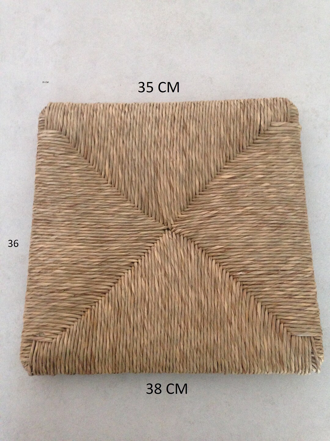 Rustic Green Straw Chair Seat Etsy