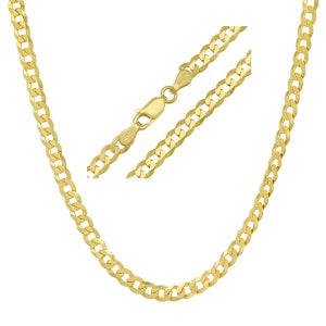 925 Miami Cuban Curb Chain - 925 Italy - 18&quot; - 24&quot; avail. - Mens/Ladies/Unisex