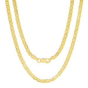 Italian Mariner Chain - 925 Italy - 18&quot; - 24&quot;