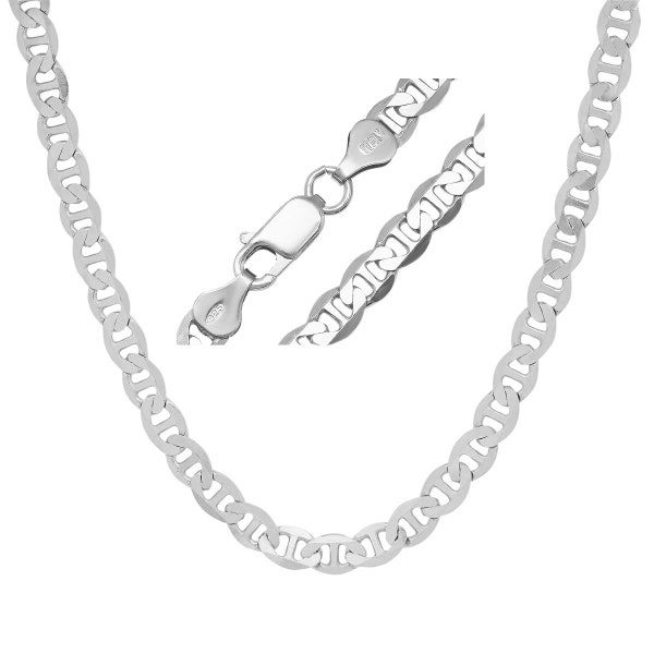 Mens THICK/HEAVY Gucci Mariner Chain - 925 Italy - 22" - 24"
