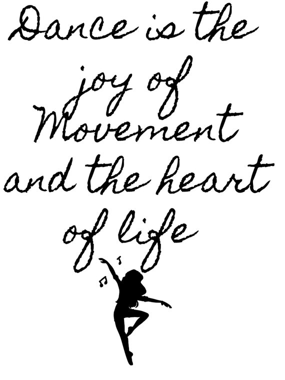 Citation De Danse Minimaliste Etsy France