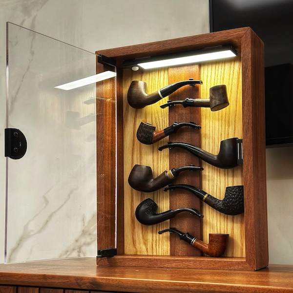 Pipe Display Case for Pipes Etsy