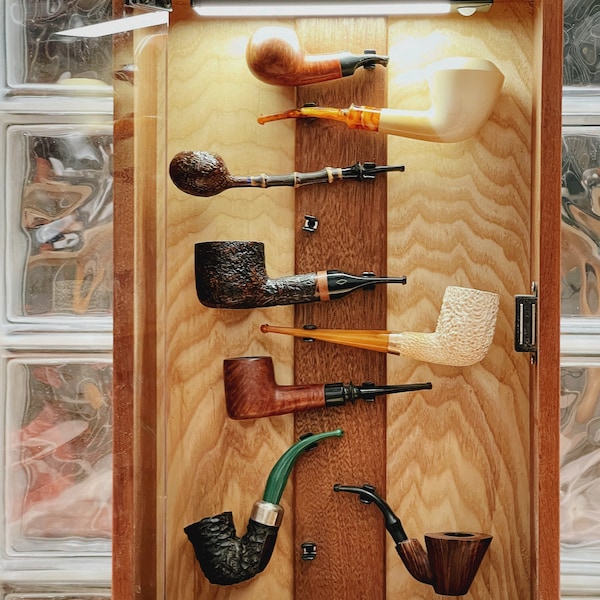 Pipe Display Case for Pipes Etsy
