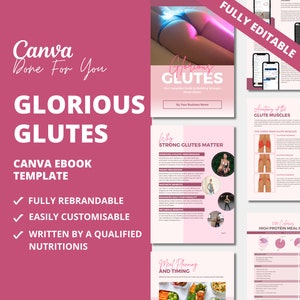 Glute Growth eBook Canva Template: PLR Workout Guide