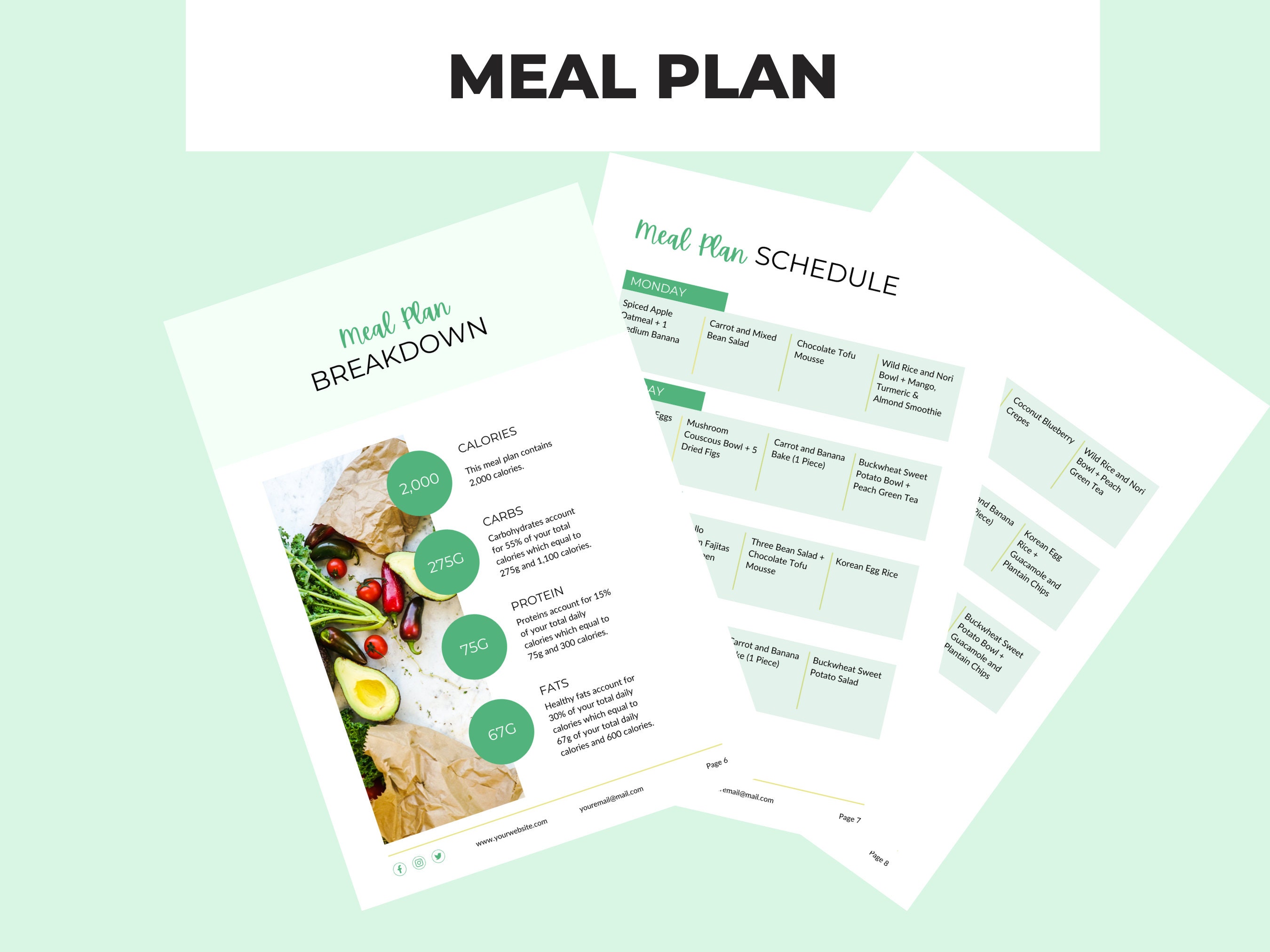 7 day Vegetarian Meal Plan Template With Healthy And Delicious Recipes 7-day-vegetarian-meal-plan-template-with-healthy-and-delicious-recipes