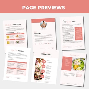 28-day Meal Plan Canva Template: PLR Ebook for Health Coaches - Etsy